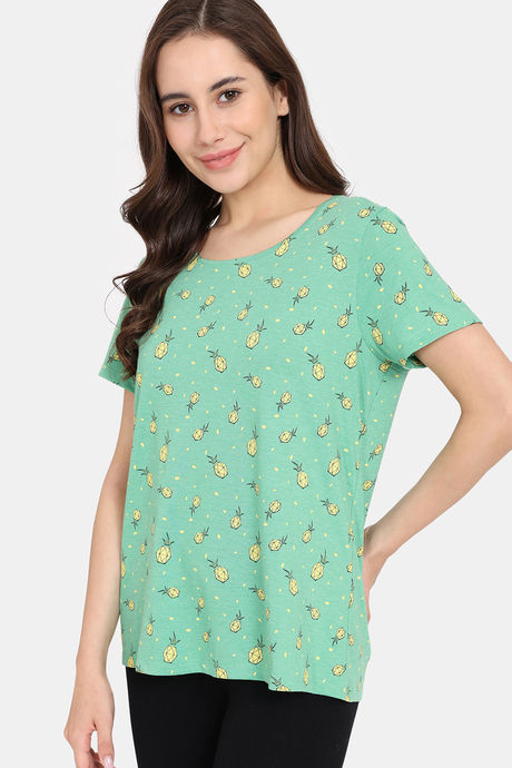 Rosaline Bloom Fest Knit Cotton Top (Pack of 2) -  Green Grey — image 8